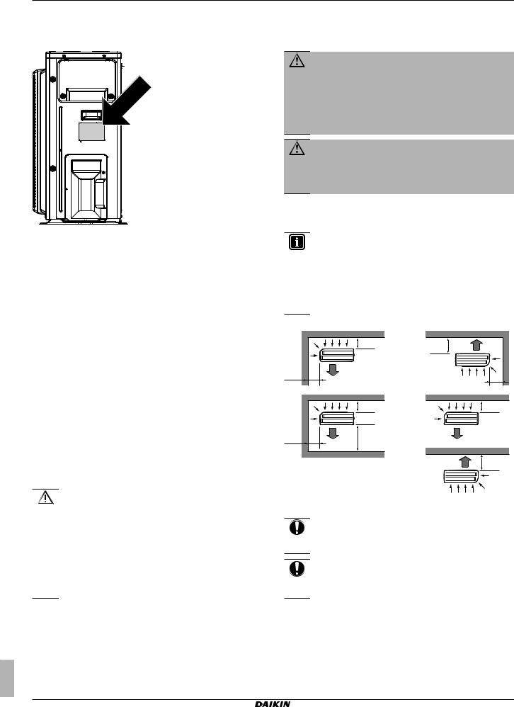 Daikin ARXM50N2V1B9, ARXM60N2V1B9, ARXM71N2V1B9, RXM42N2V1B9, RXM50N2V1B9 Installer reference guide