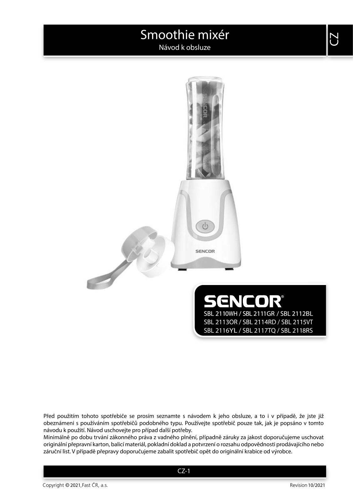 Sencor 41013716, 41013713, 41013712 User guide - ManualMachine.com