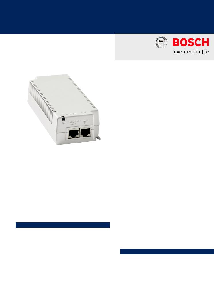 Bosch NPD-6001B Specsheet