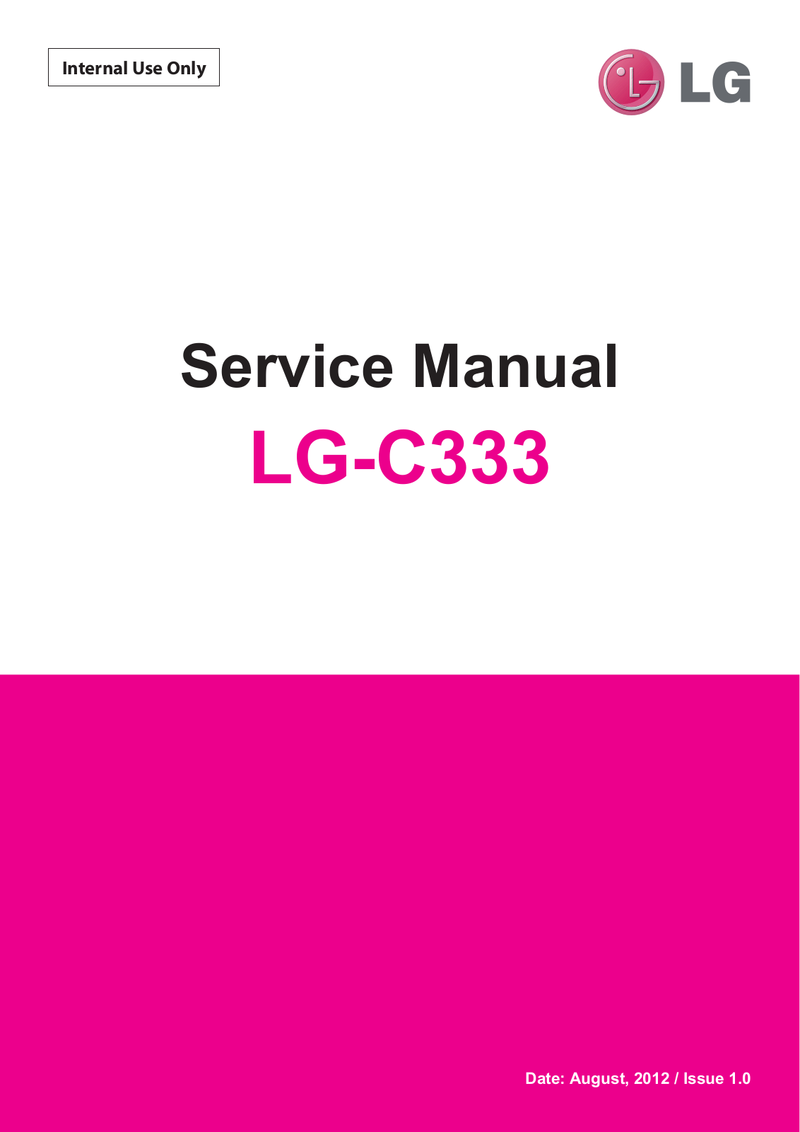 LG C333 Service Manual