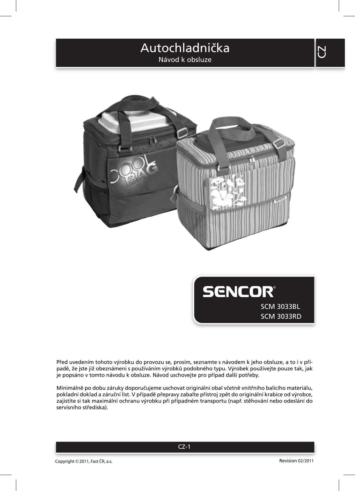 Sencor SCM 3033BL, SCM 3033RD User Manual - ManualMachine.com