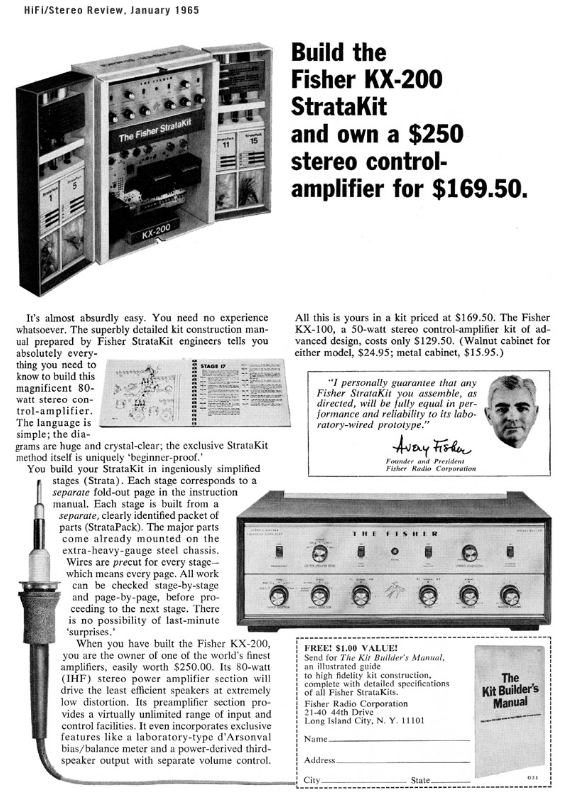 Fisher KX-200 Schematic