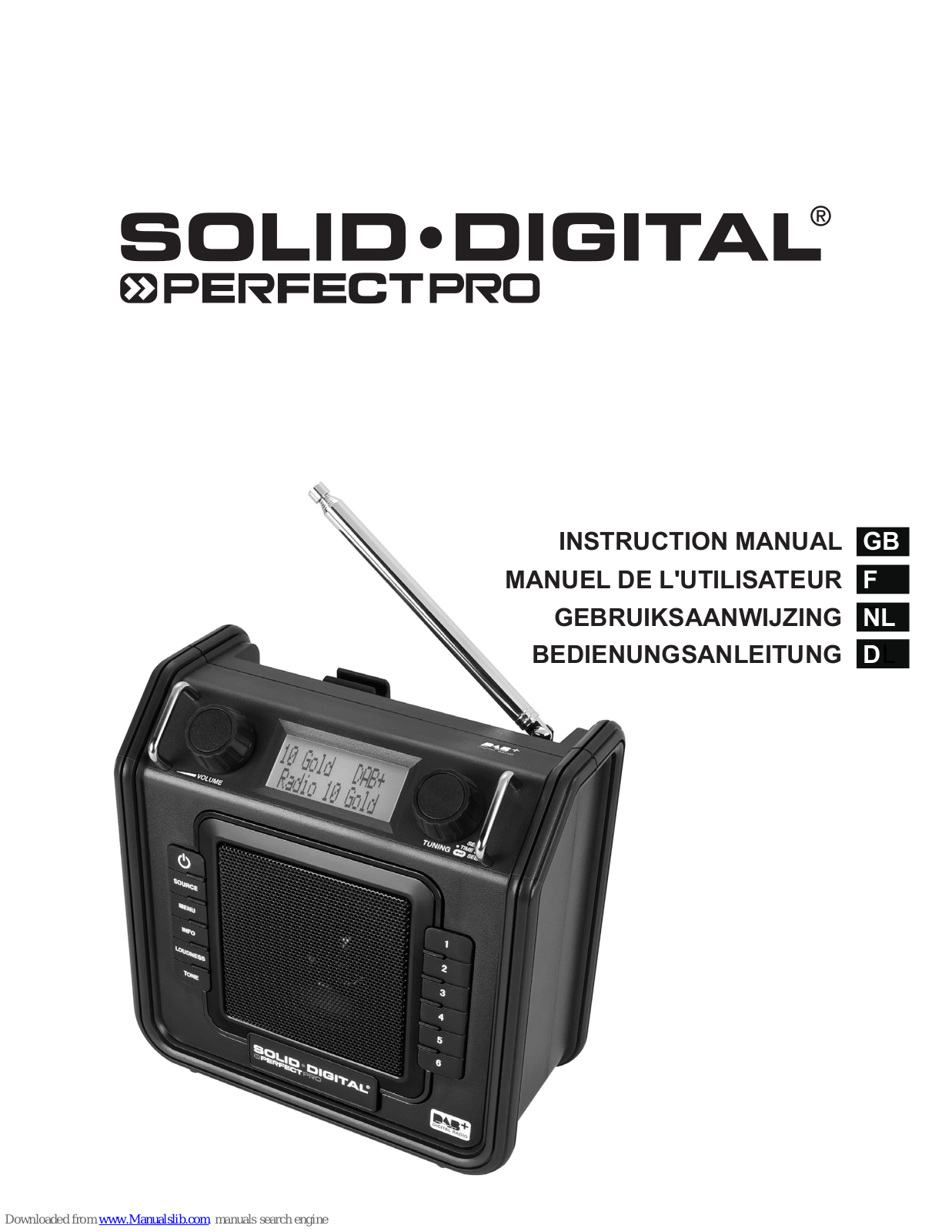 perfect pro Solid Digital Instruction Manual - ManualMachine.com