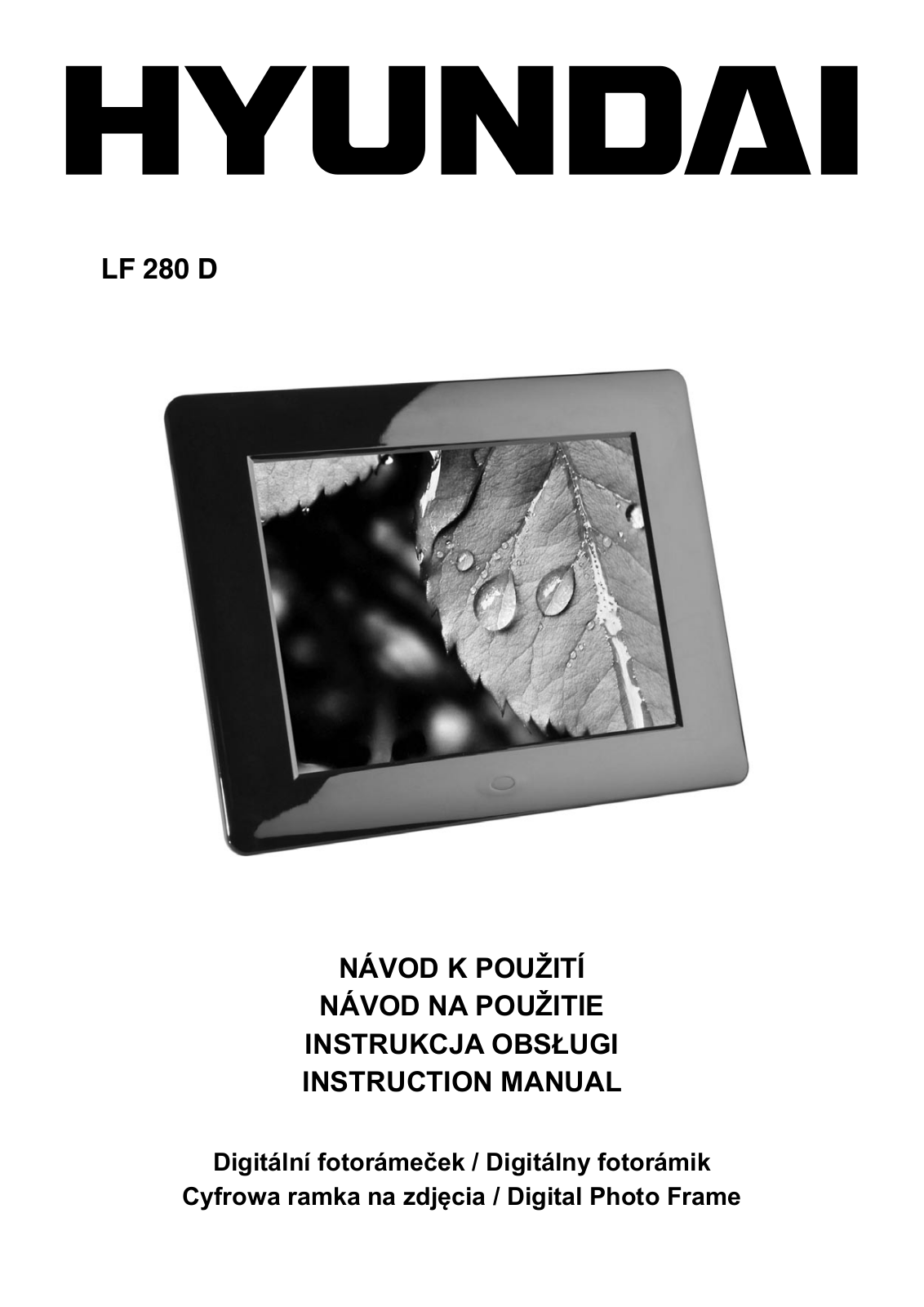 Hyundai LF 280D User Manual