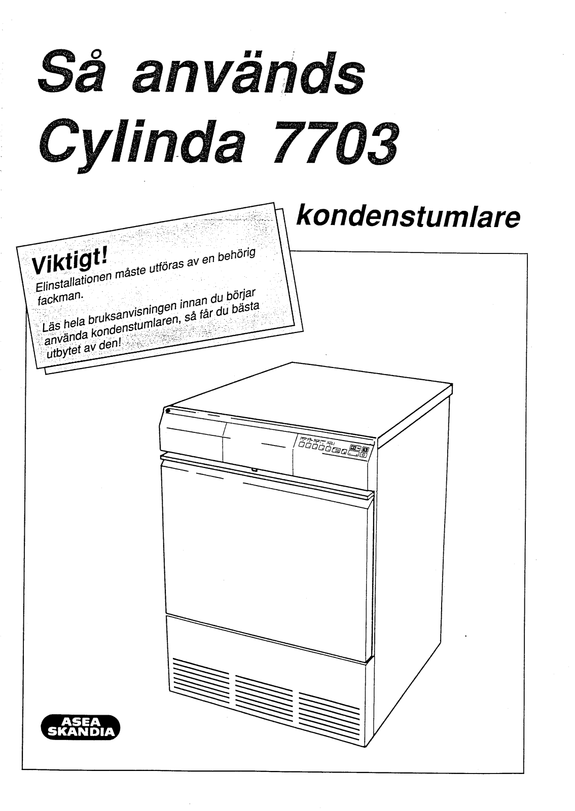 Cylinda 7703 User Manual