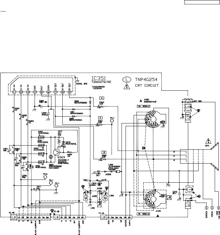 Panasonic tc20kl3, TC 2029KL03A Diagram