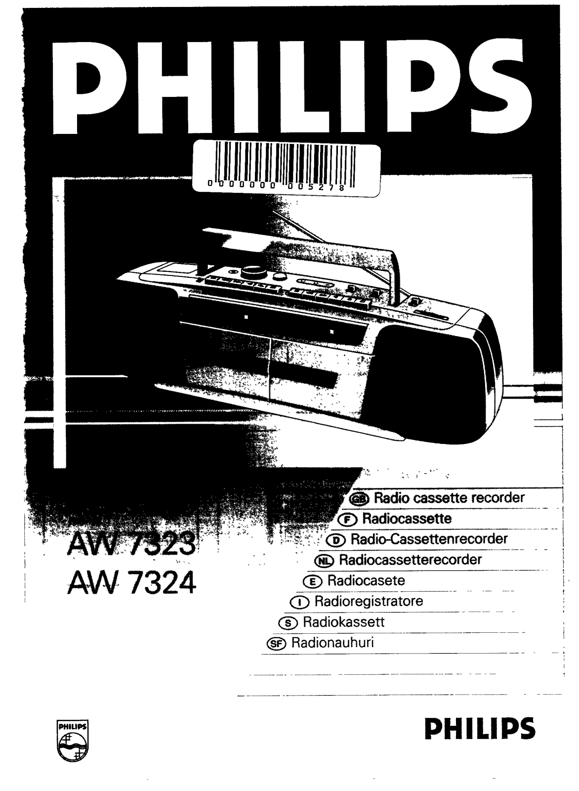 Philips AW7324/05, AW7324/00, AW7320/10, AW7324 User Manual