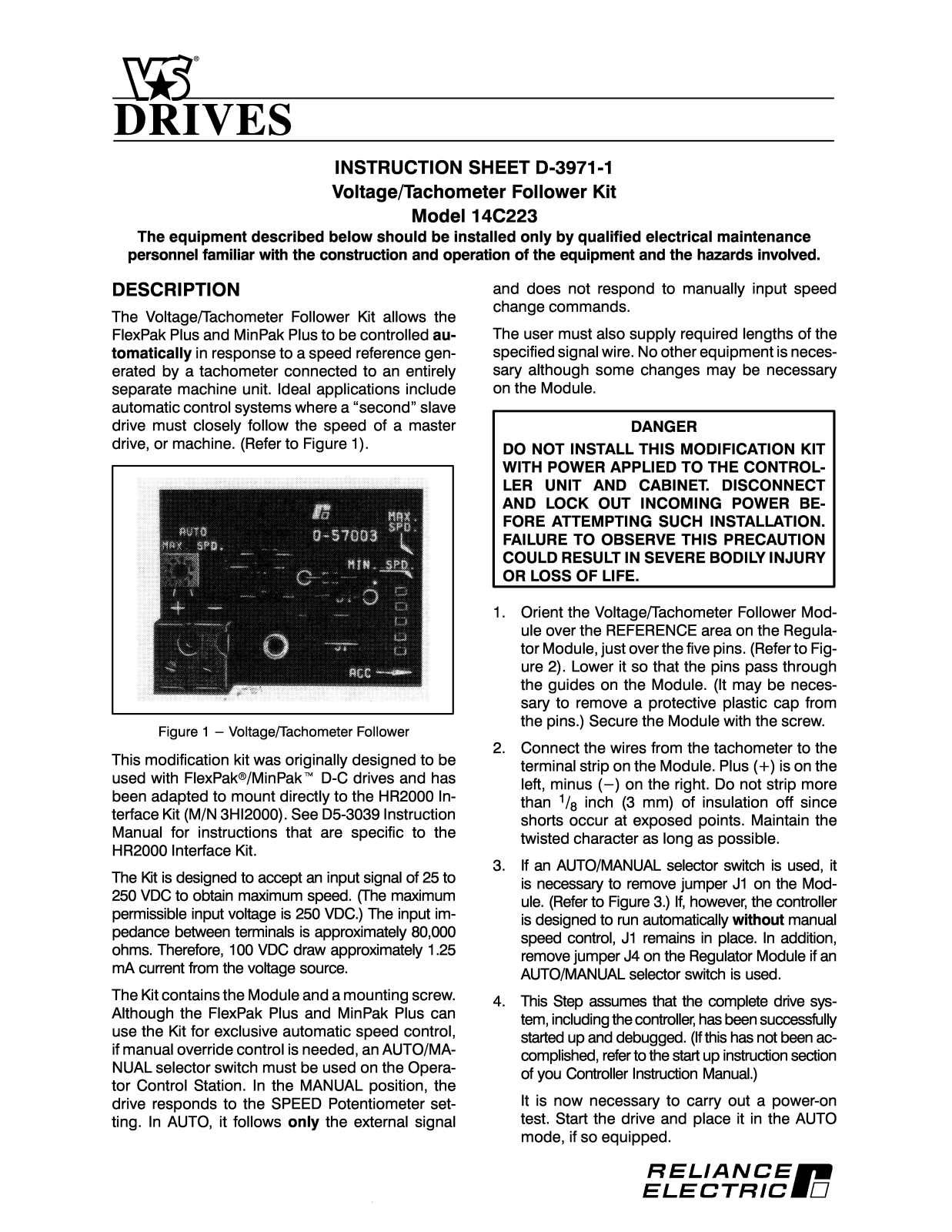 Rockwell Automation FlexPak Plus/MinPak Plus Voltage User Manual