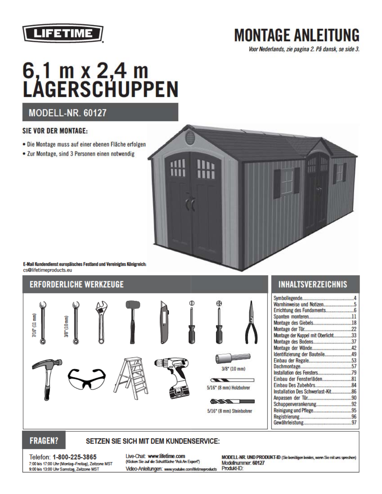 Lifetime Makro Assembly instructions