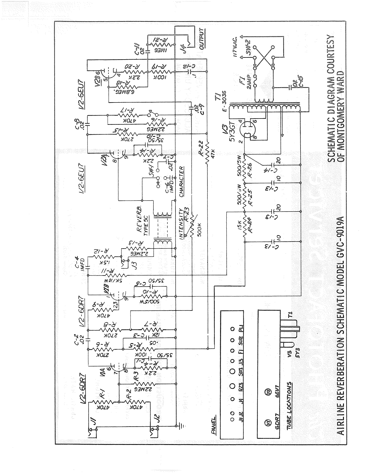 Airline Wards gvc 9019a schematic - ManualMachine.com
