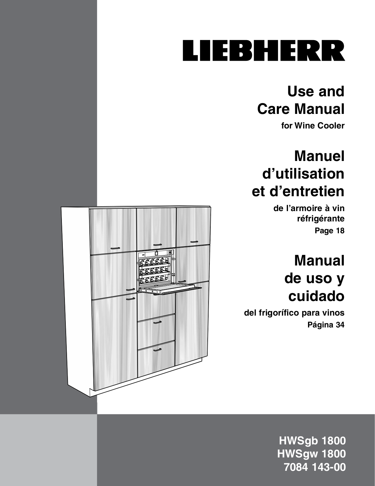 Liebherr HWGB1803 Maintance Manual