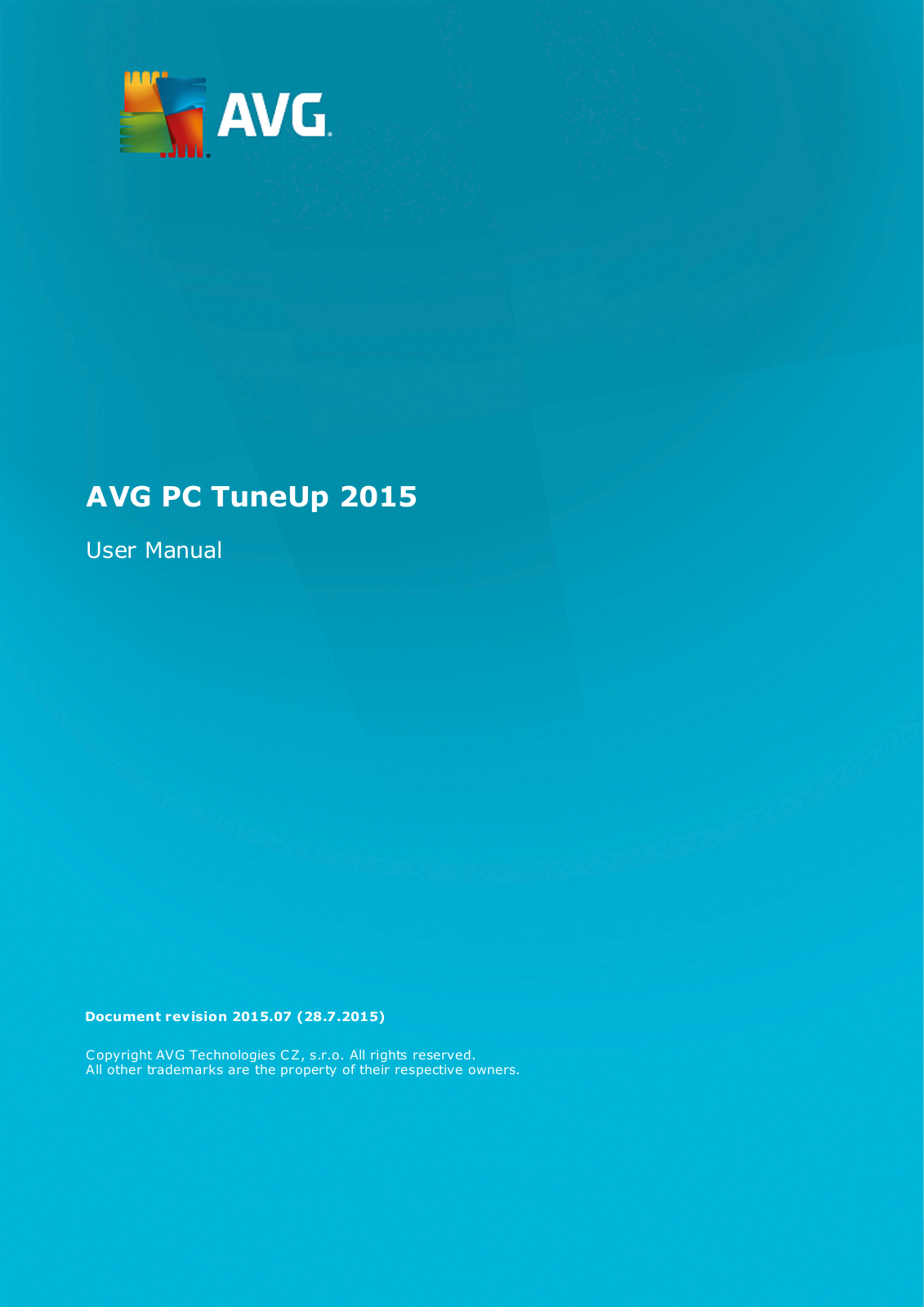 AVG PC TuneUp 2015 User Manual