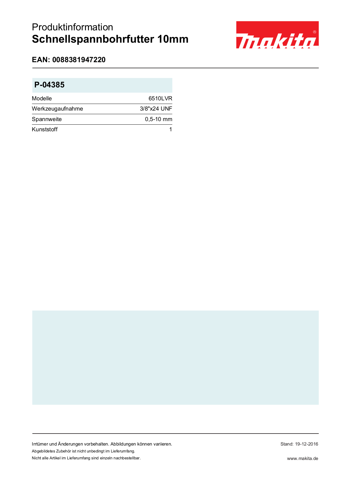 Makita P-04385 Service Manual