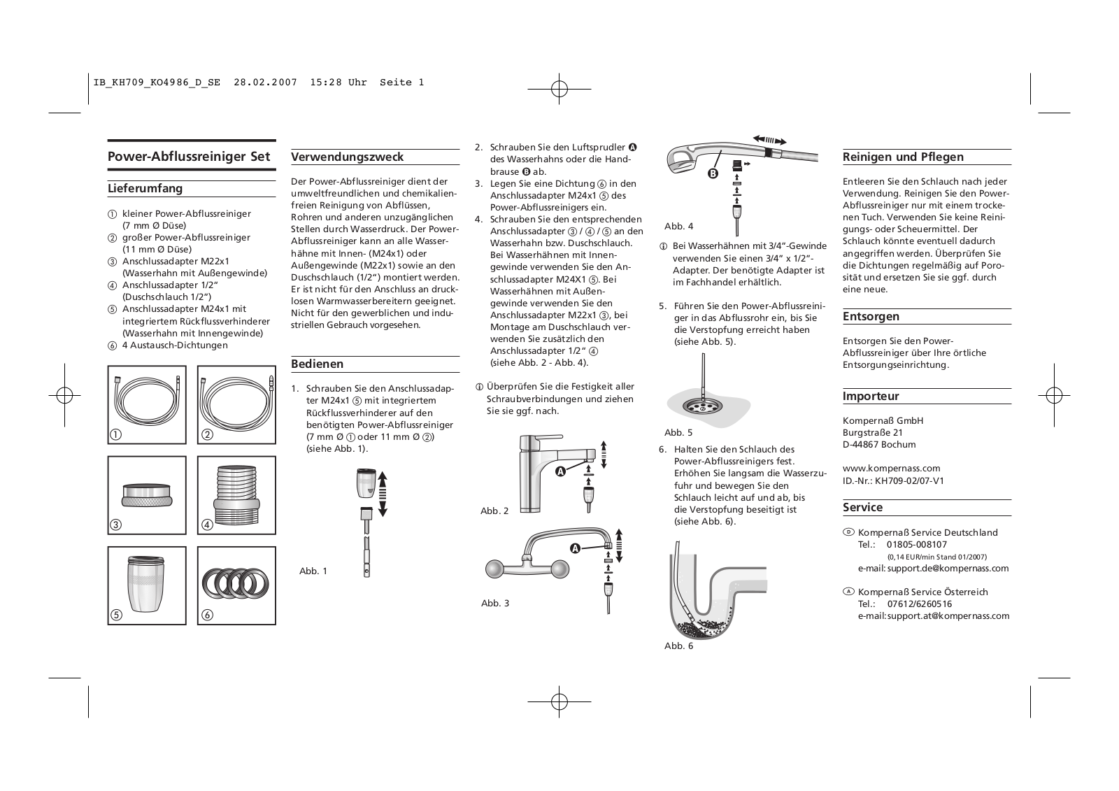 Kompernass KH 709 User Manual