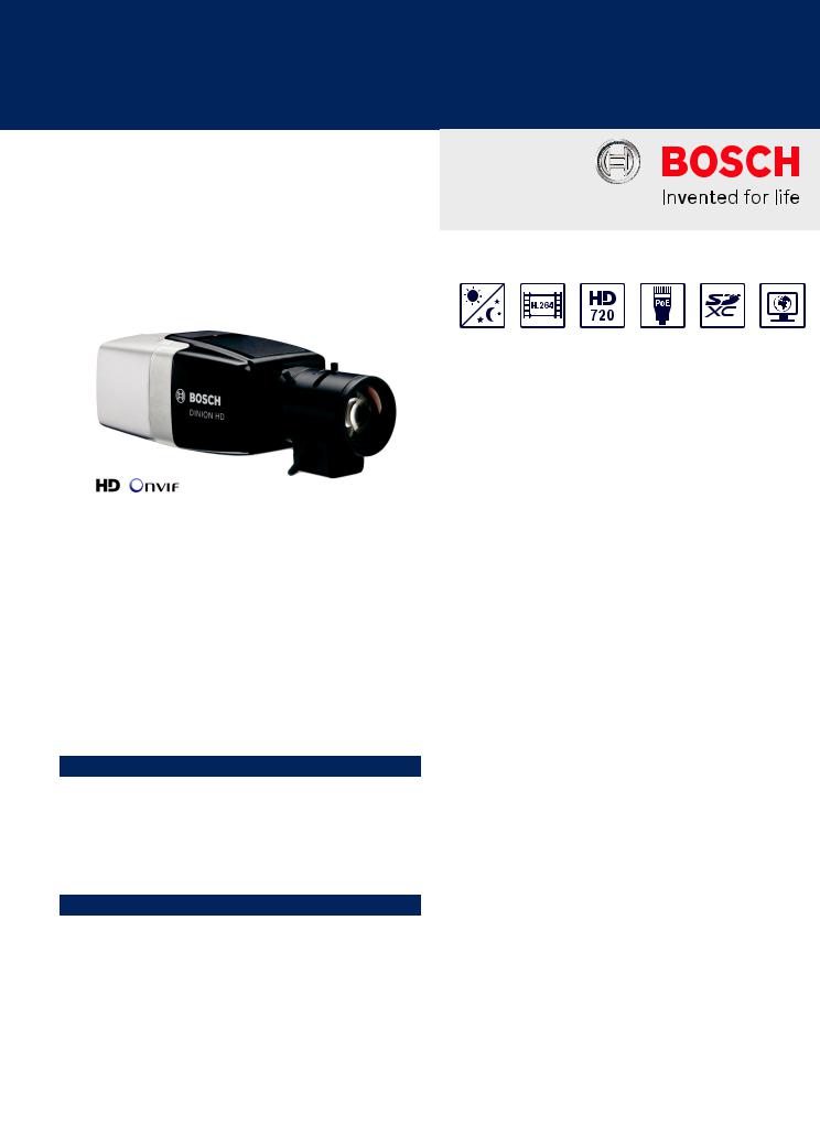 Bosch NBN-733V-P Specsheet