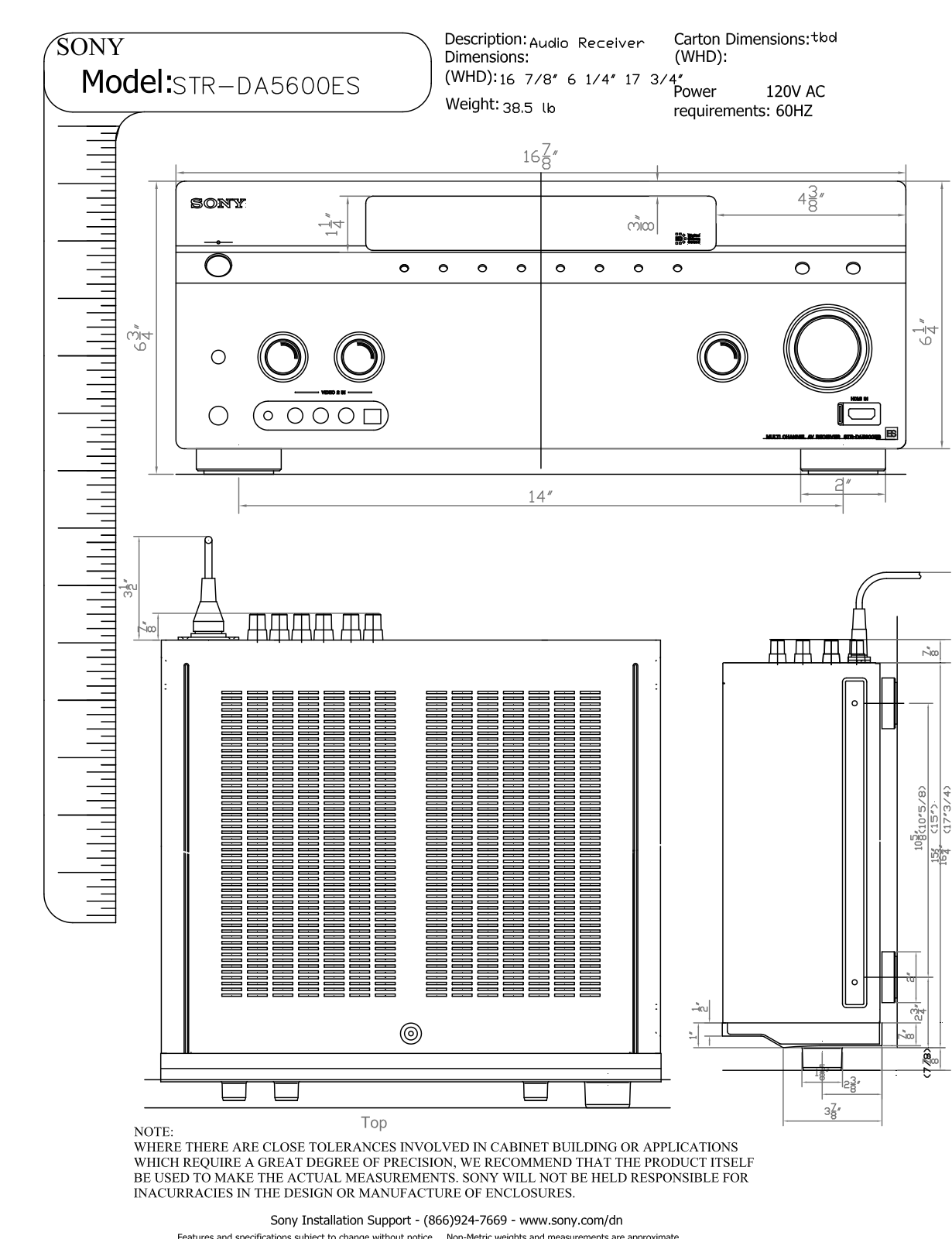 Sony STR-DA5600ES SCHEMATICS