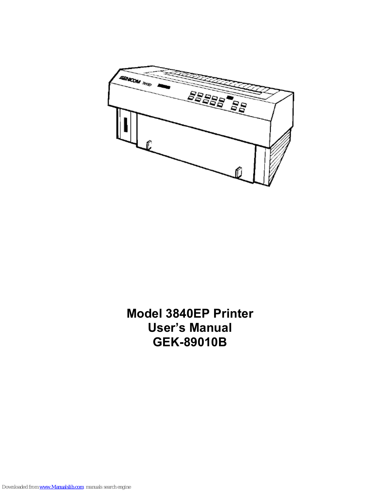 Gencom 3840EP User Manual - ManualMachine.com