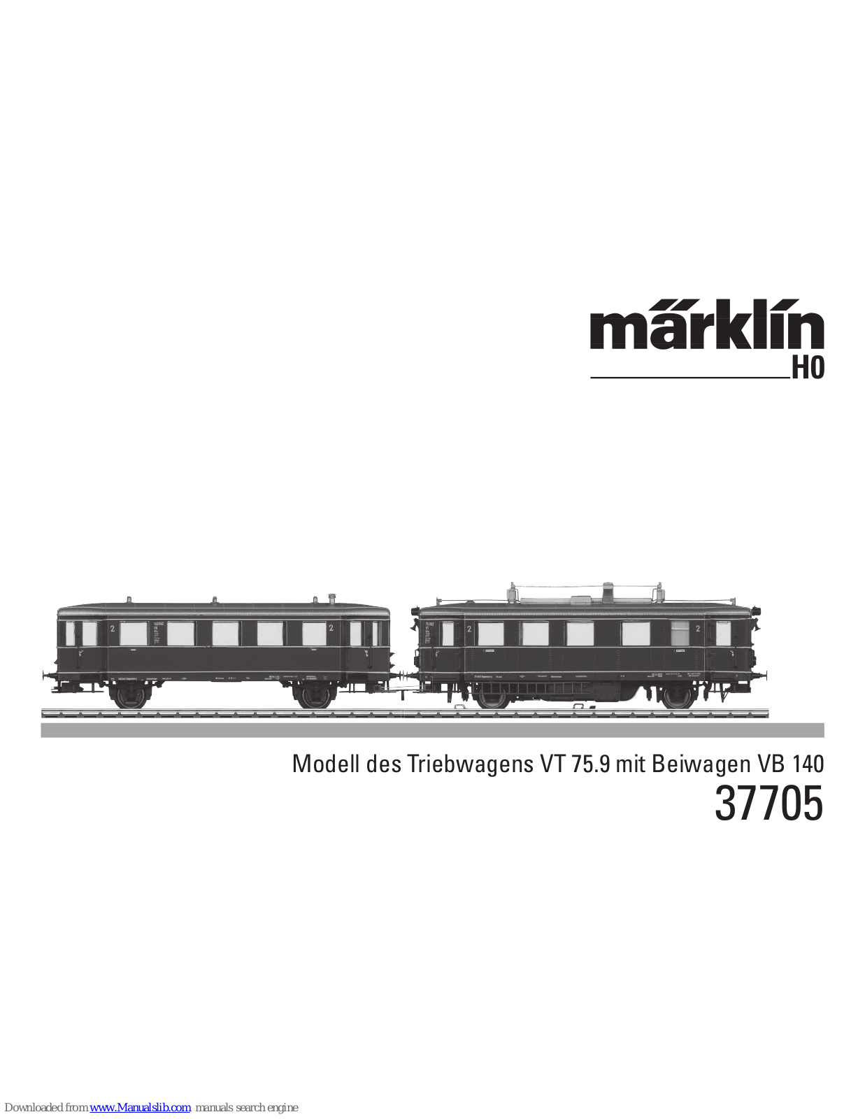 marklin 37705 User Manual