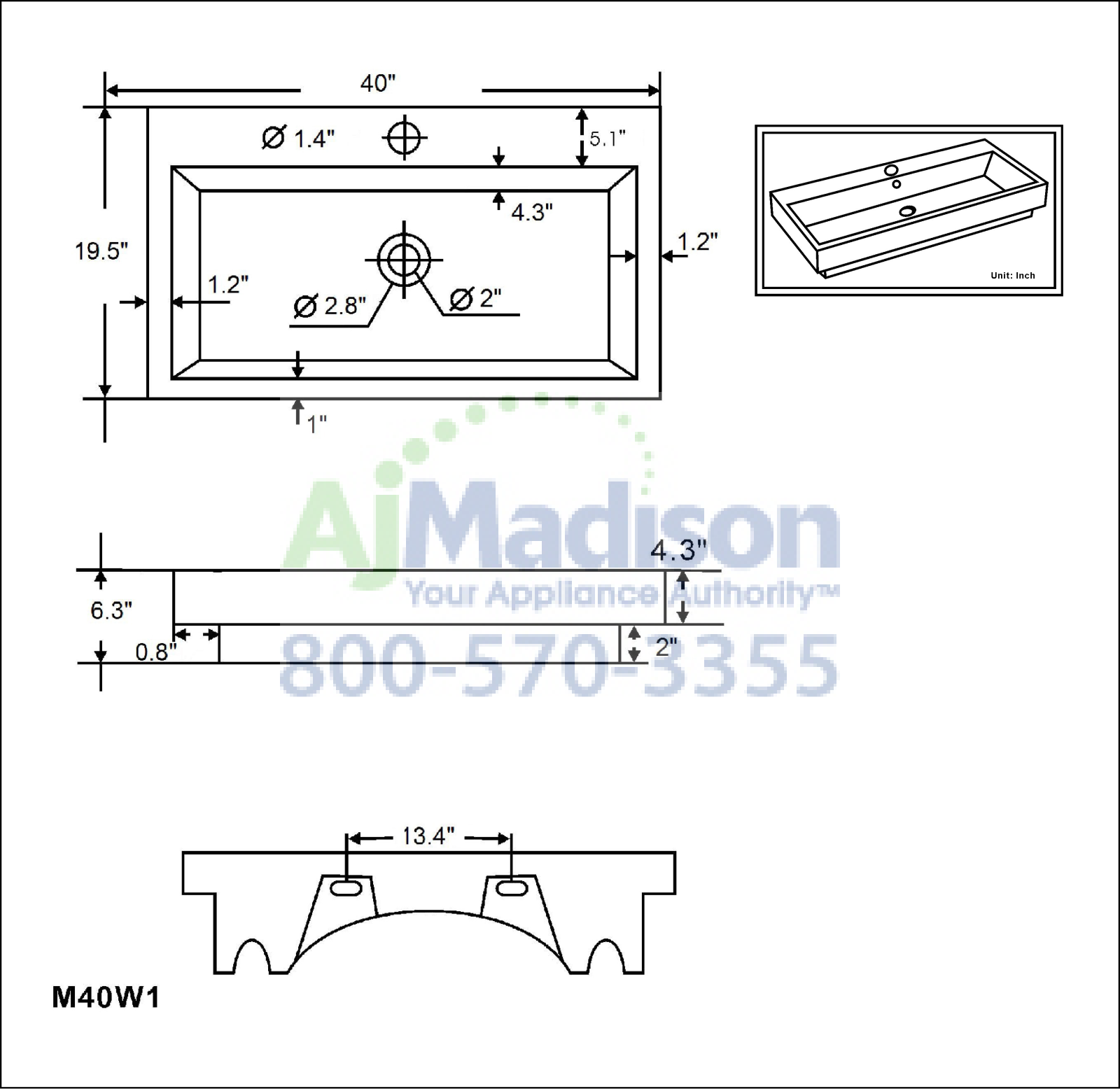 Empire Industries SB40SN Specs