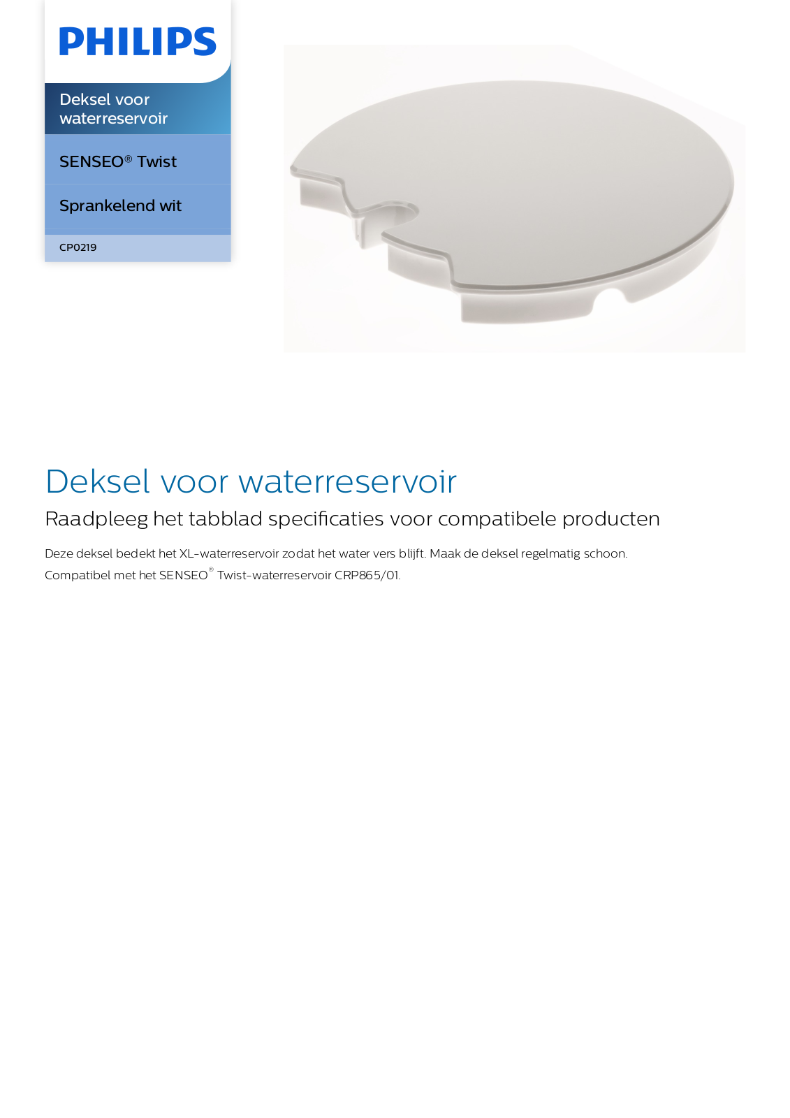 Philips CP0219/01 Leaflet - ManualMachine.com