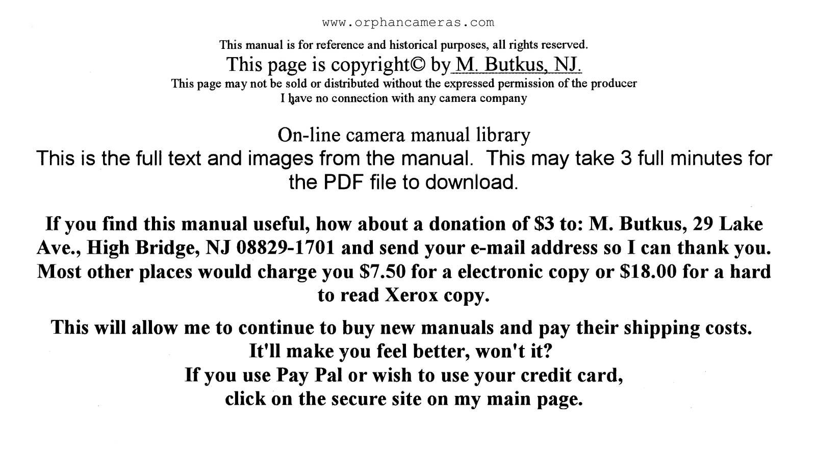 praktica nova i-1 User Guide