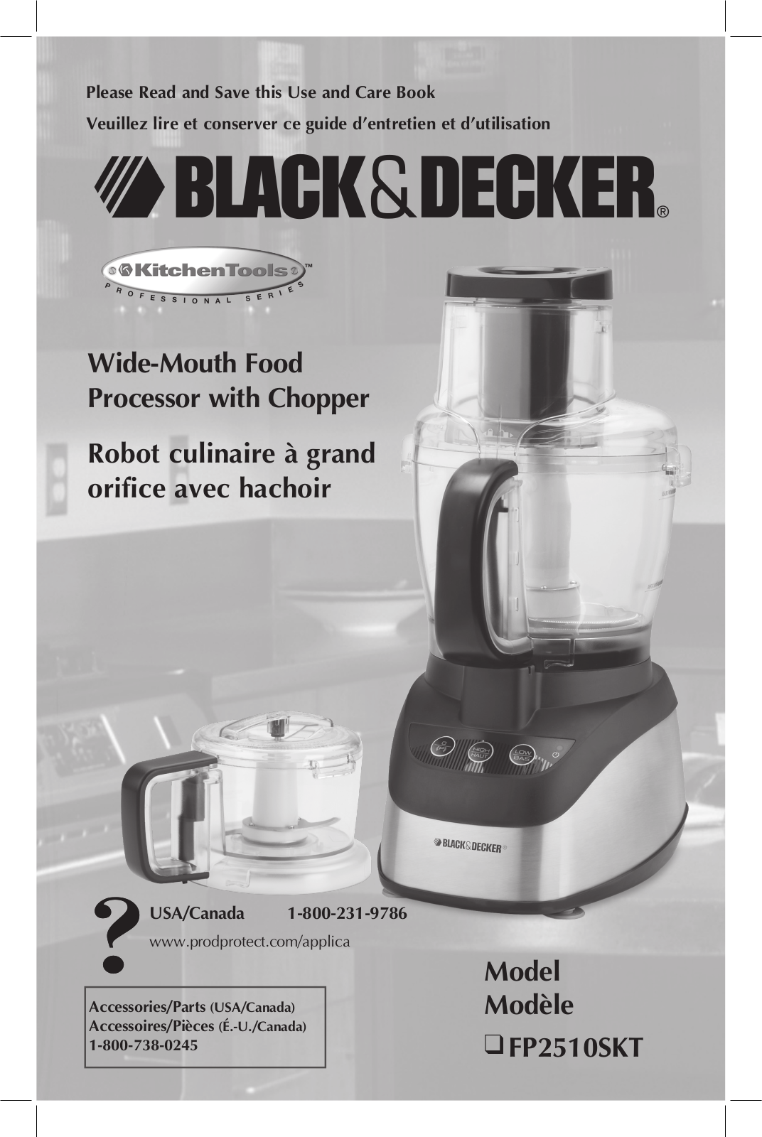 Black & Decker FP2510SKT User Manual