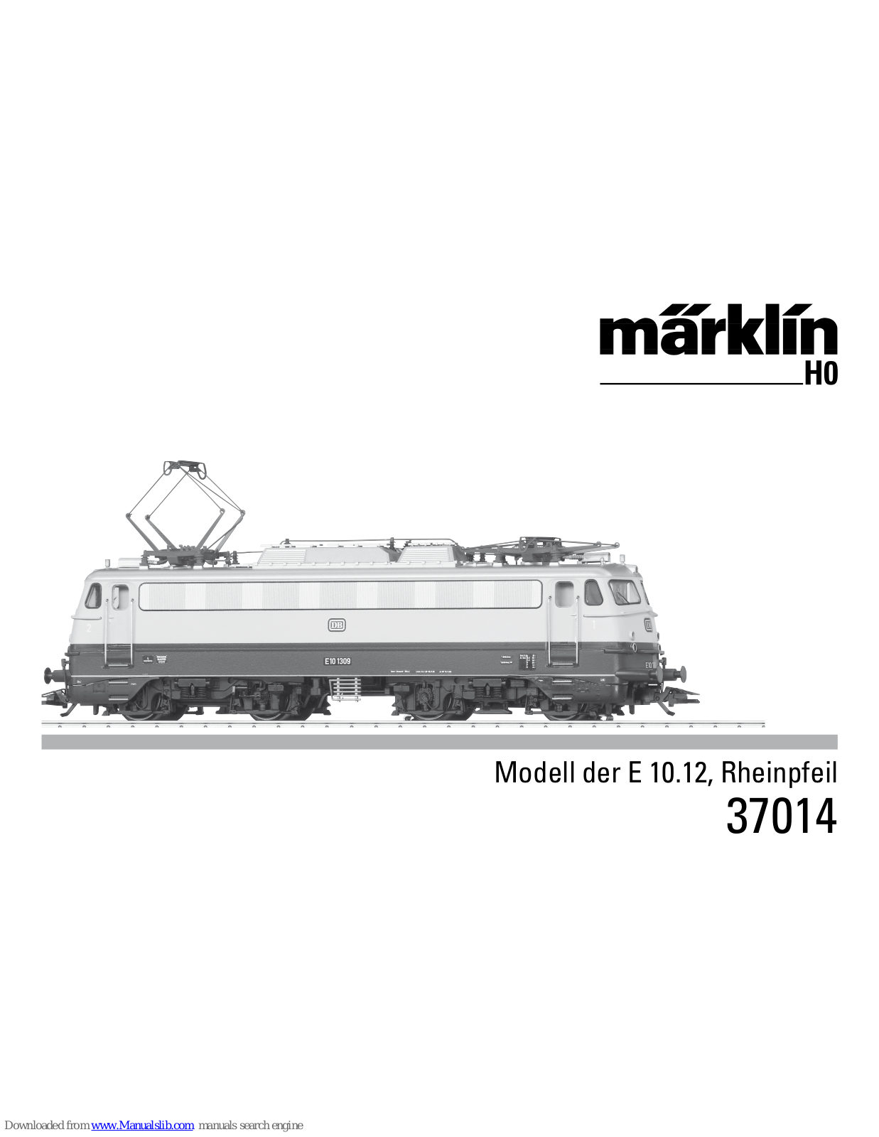 marklin 37014, 37012 User Manual