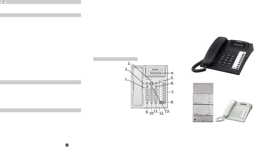 Panasonic KX-1232 Instructions Manual