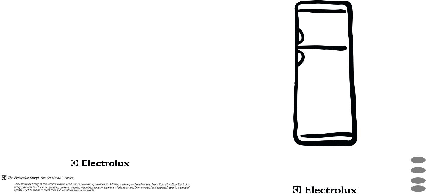 electrolux ERD2522 INSTRUCTION BOOK