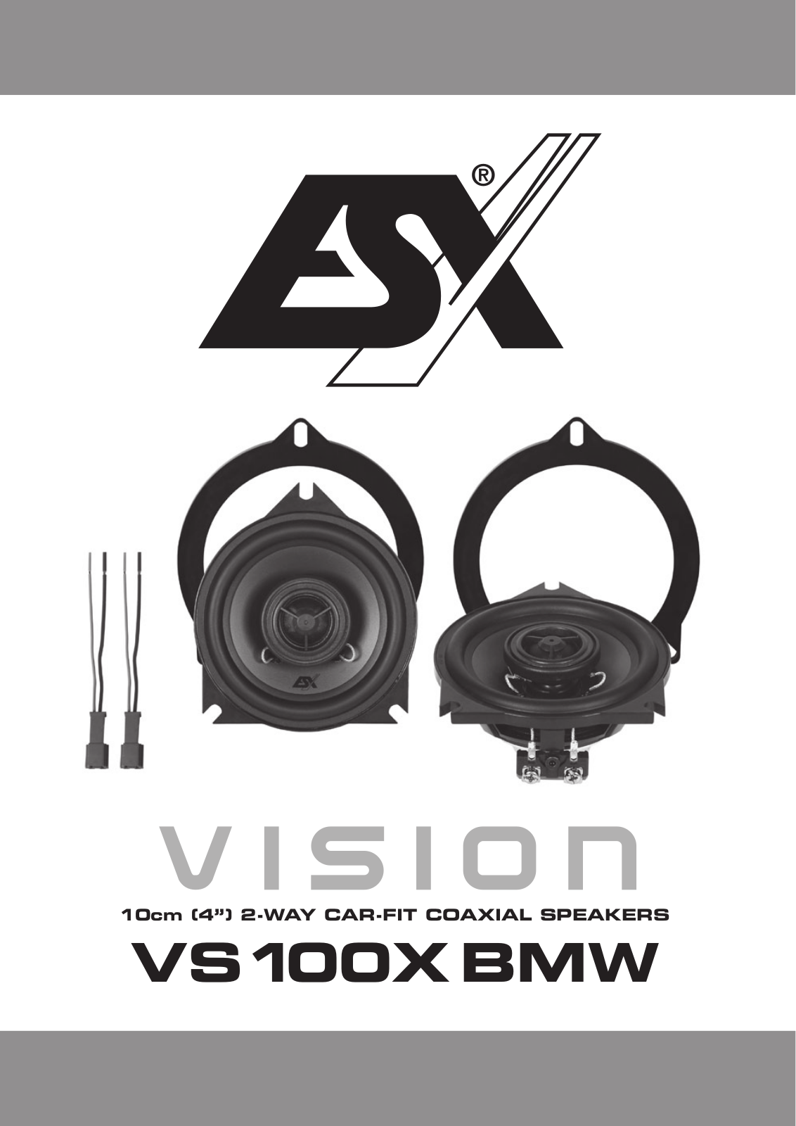 ESX VS-100X operation manual