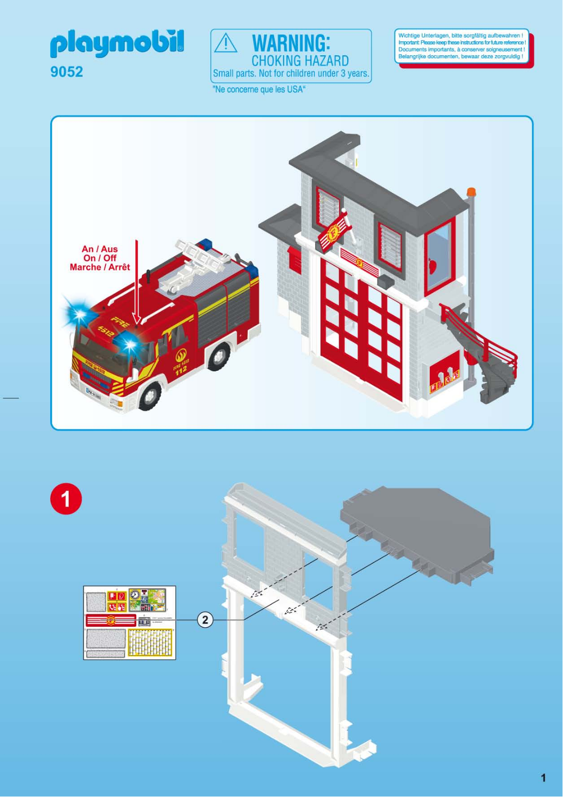 Playmobil 9052 Instructions