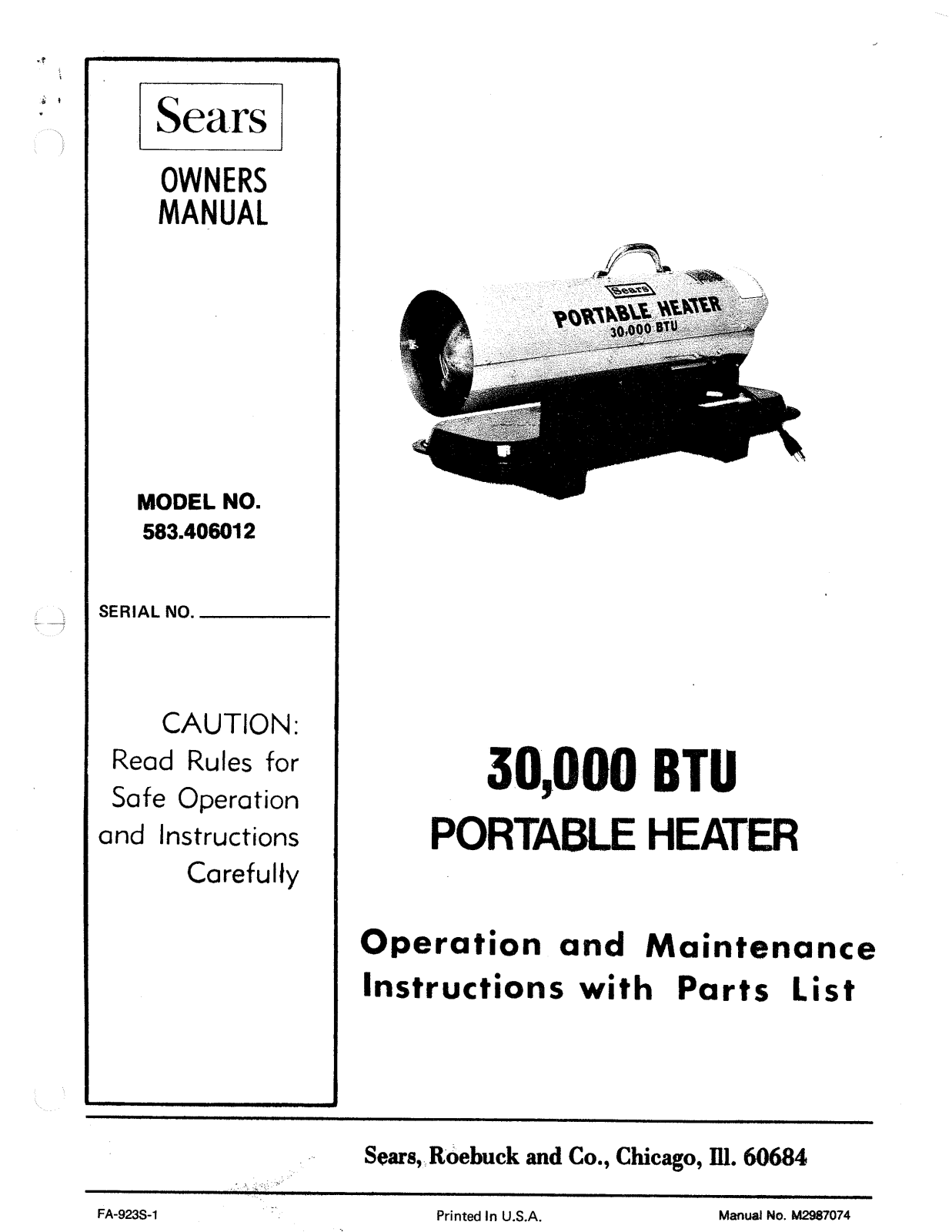 Desa Tech 406012 Owner's Manual