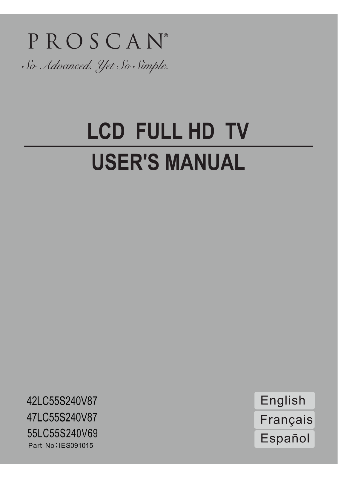 Hisense Electric LCDF0001 Users Manual