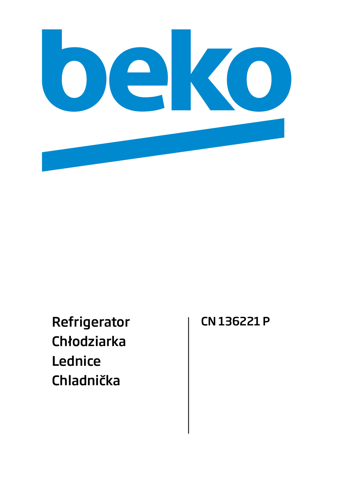 Beko CN 136221 P User manual