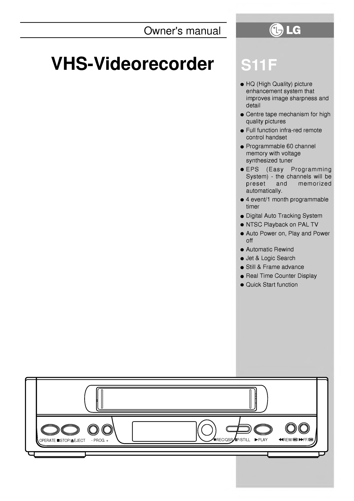 LG S11F User Manual