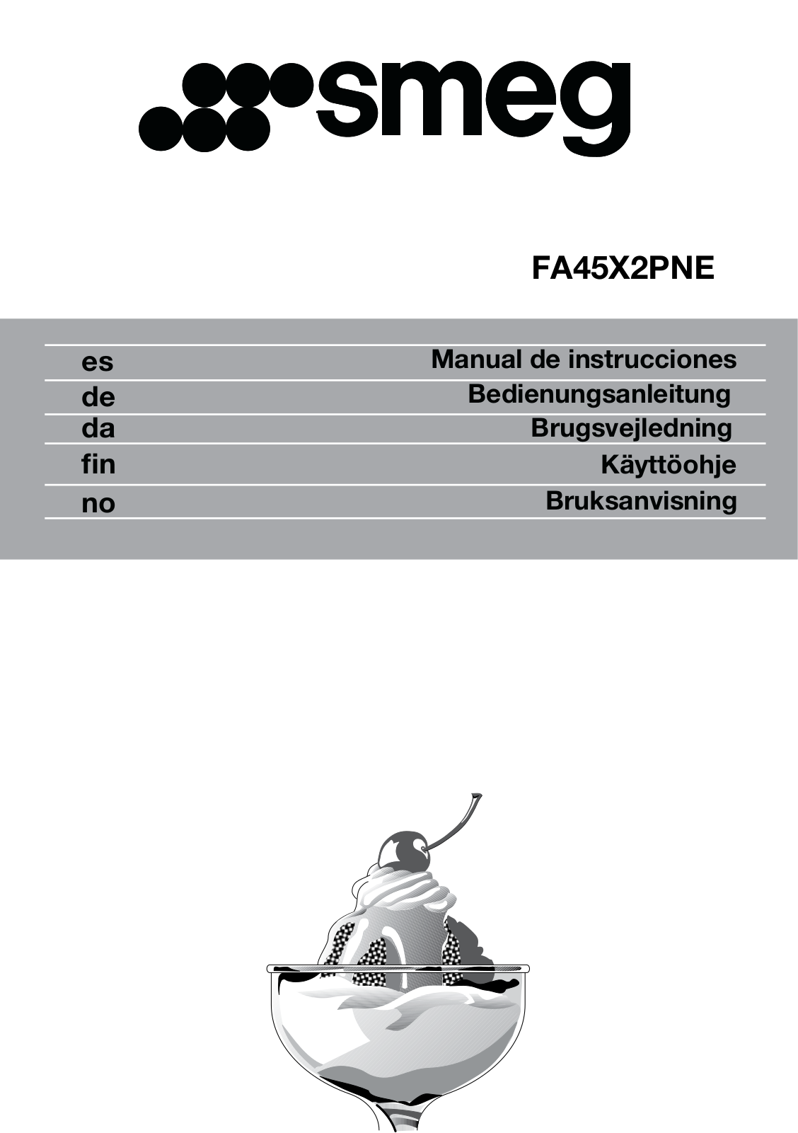 Smeg FA45X2PNE User Manual