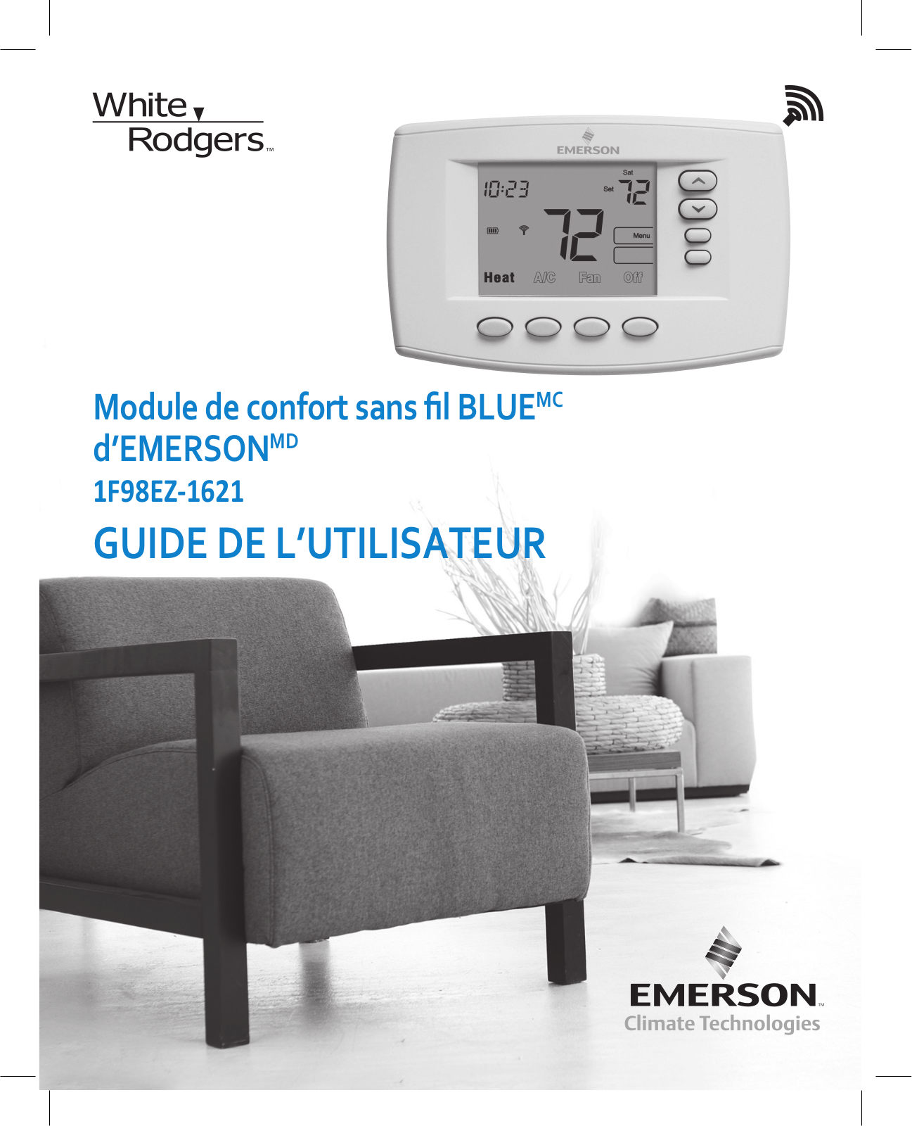 White Rodgers 1F98EZ-1621 User Guide (French)