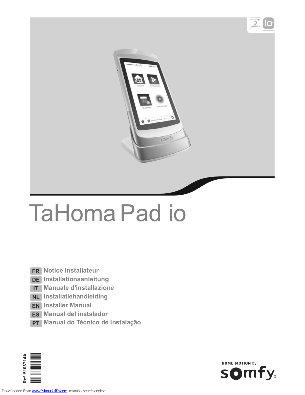 SOMFY TaHomaPad io Installer Manual