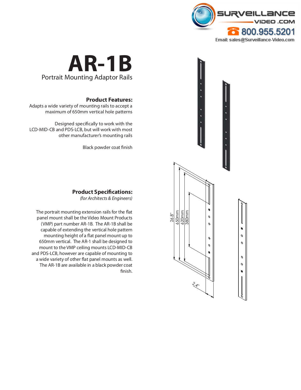 VMP AR-1B Specsheet