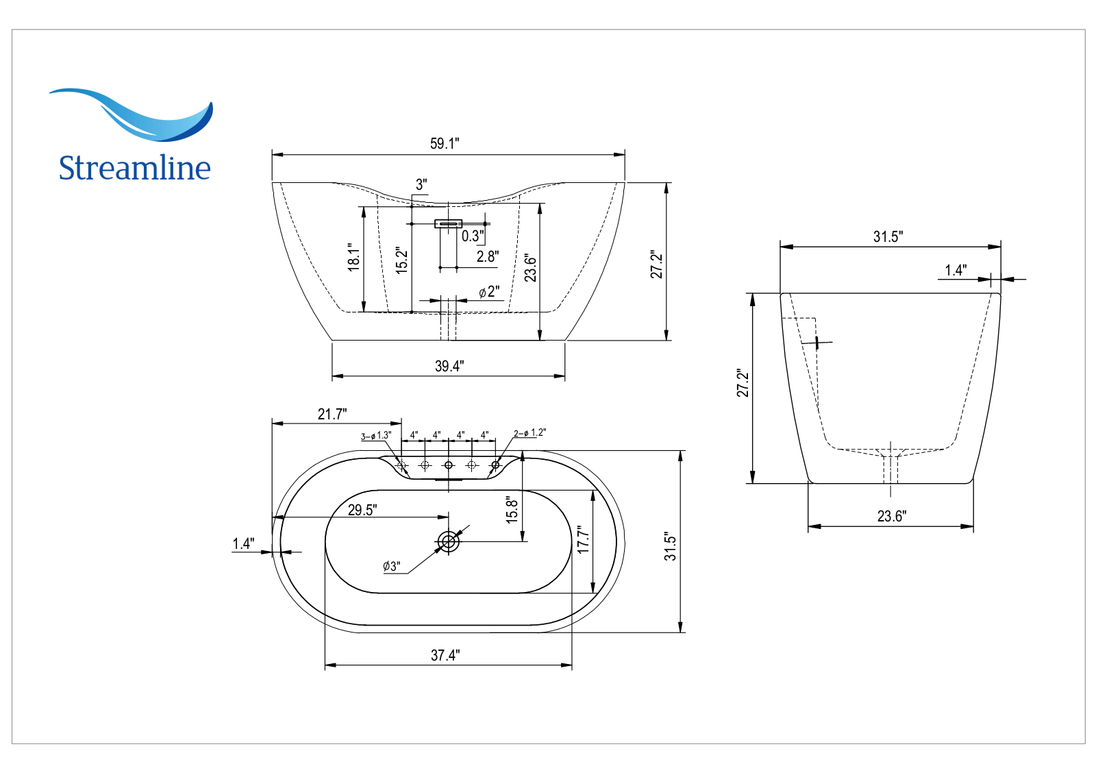 Streamline M230159FSWHDM Installation Manual