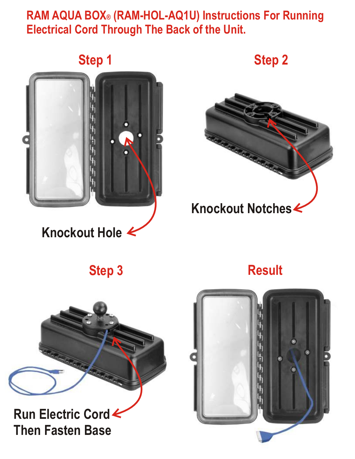 RAM Mount HOL-AQ1U User Manual