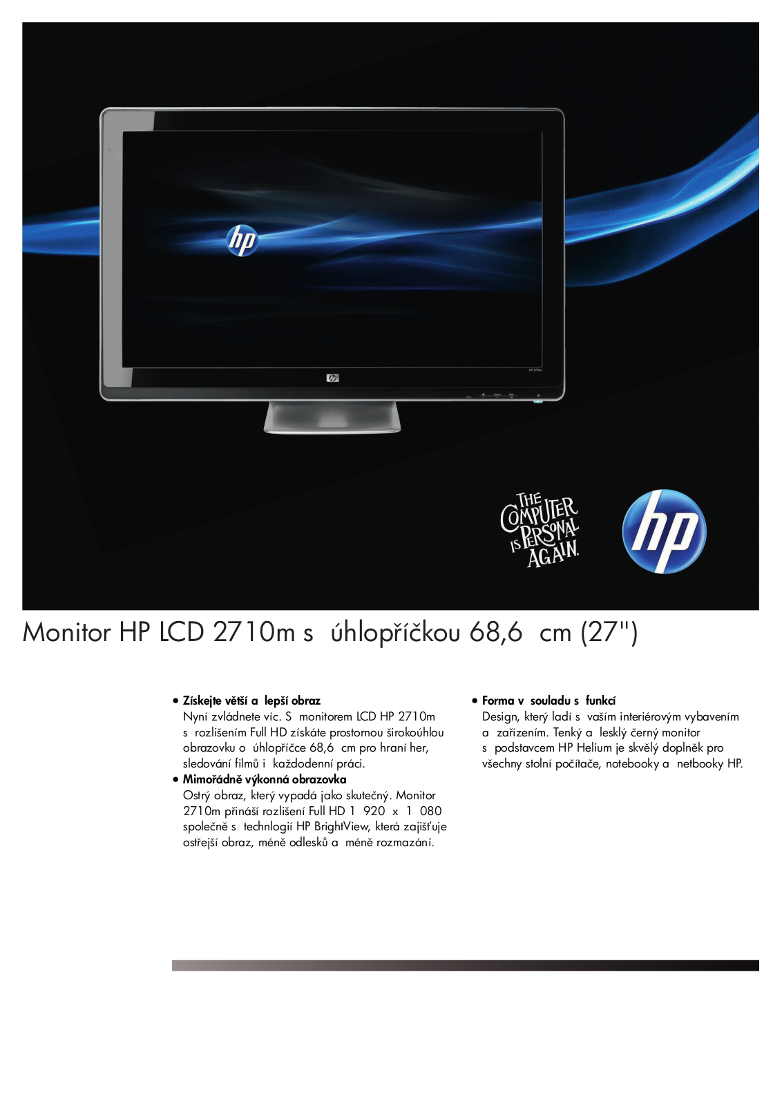 HP Pavilion 2710m User Manual