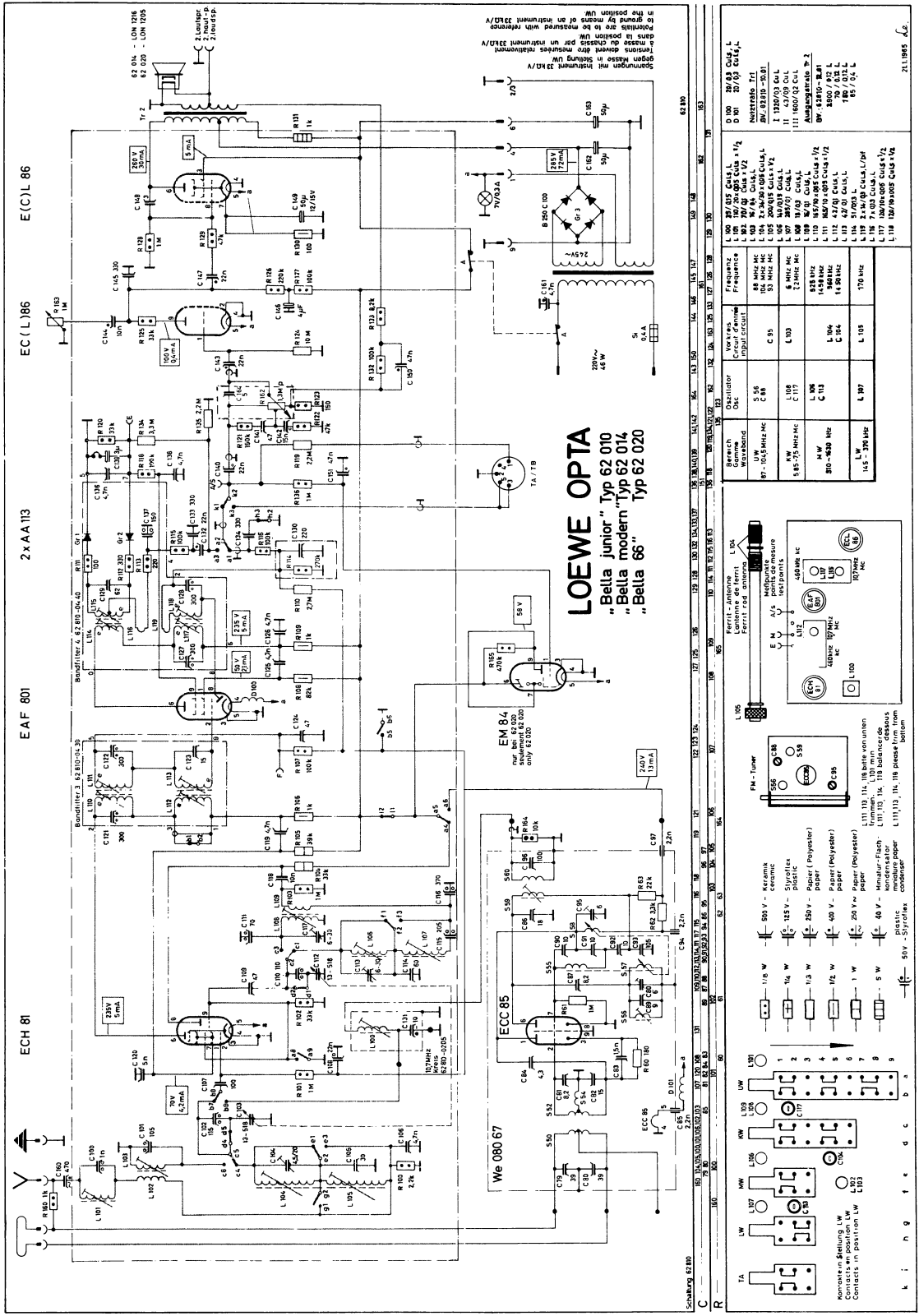 Loewe Opta-Bella66 Schematic - ManualMachine.com