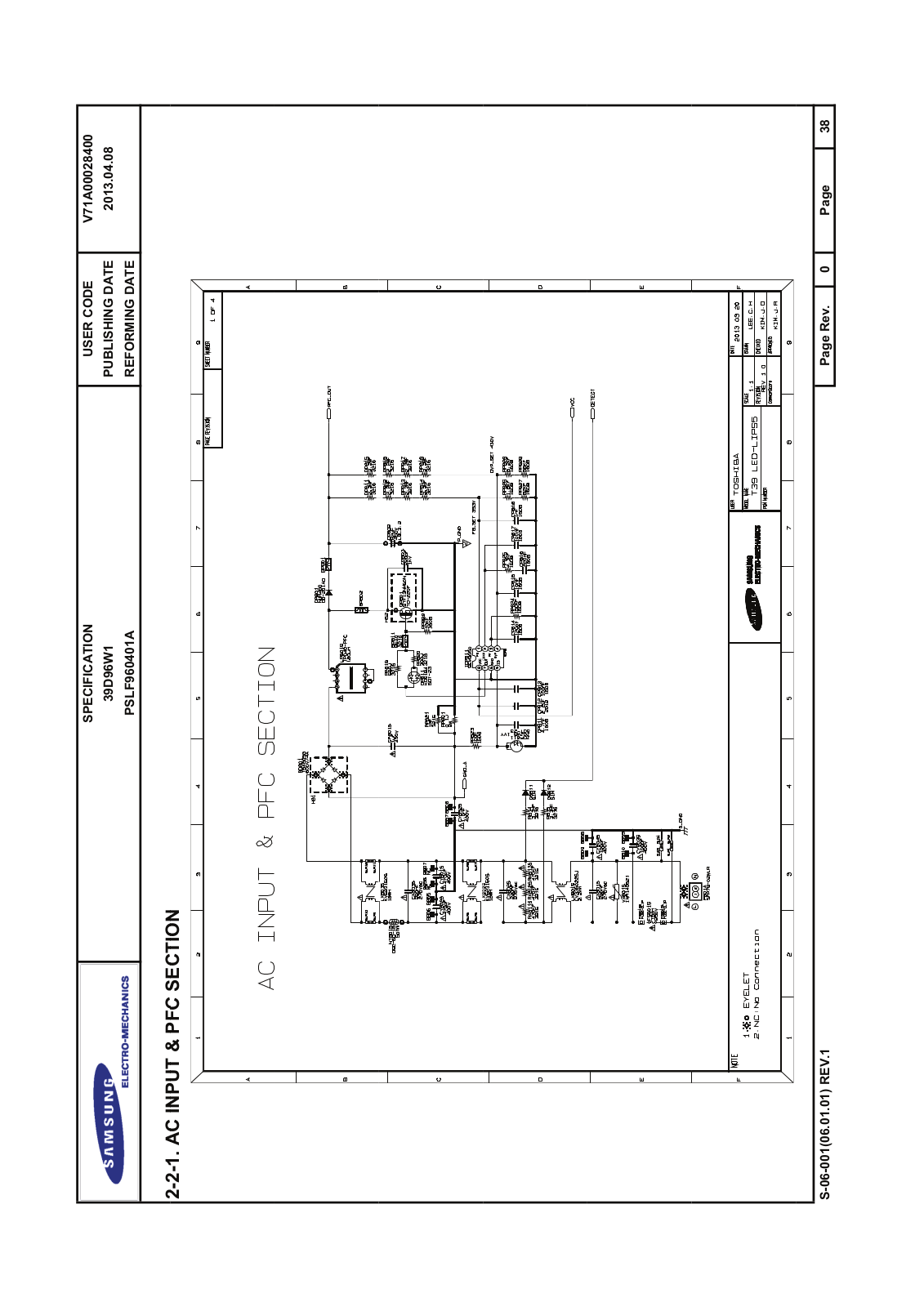 Toshiba 39L2300 Schematic