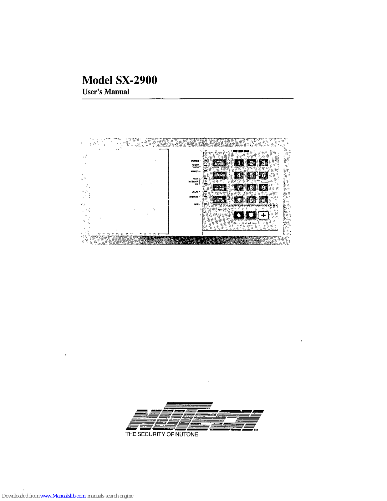 NuTech SX-2900 User Manual