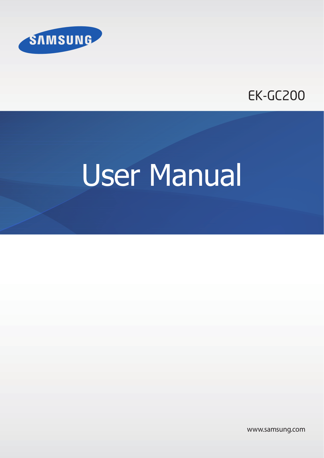 Samsung EK-GC200ZWAXAR, EK-GC200ZKAXAR User Manual