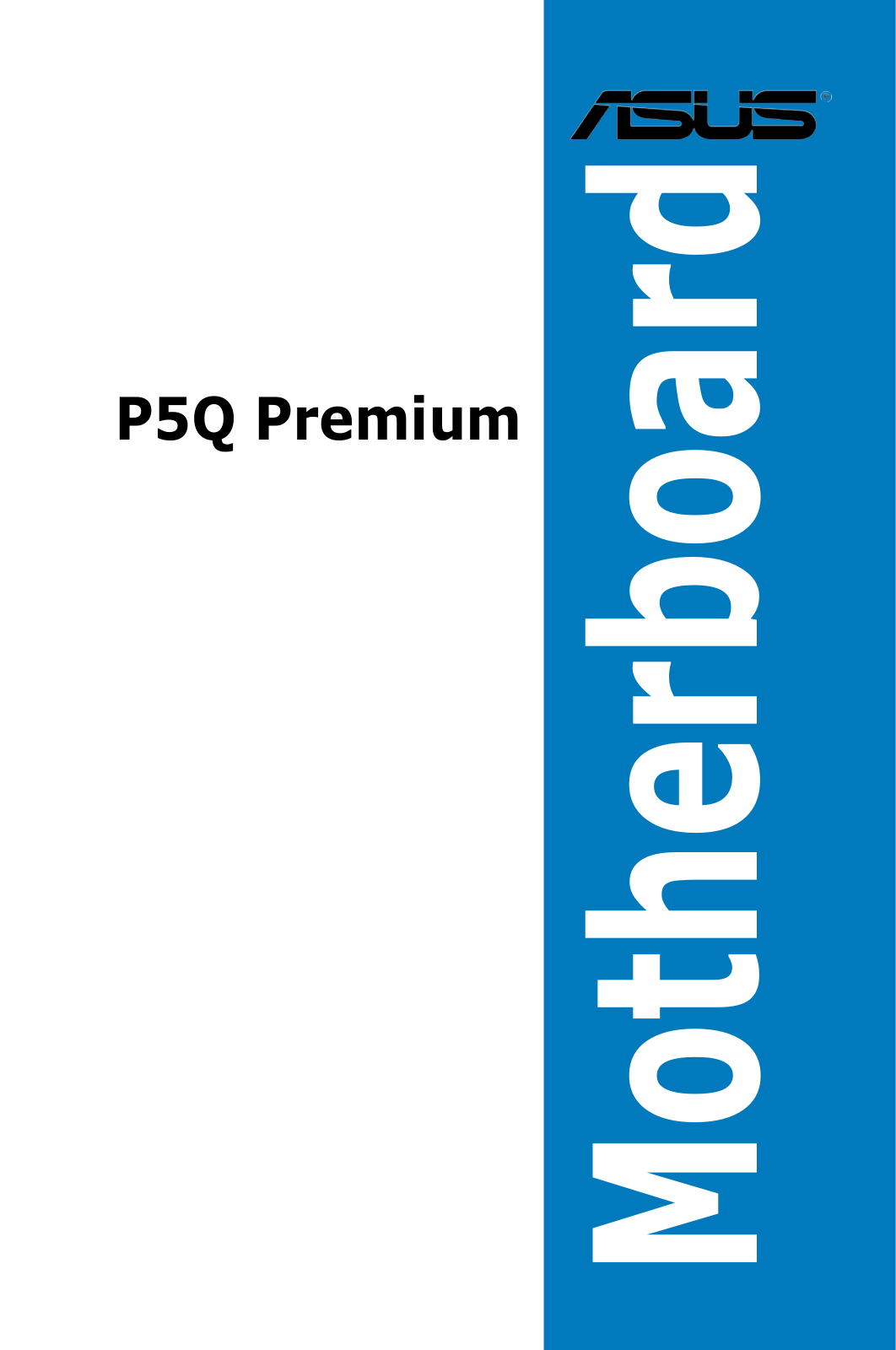 Asus P5Q PREMIUM User Manual