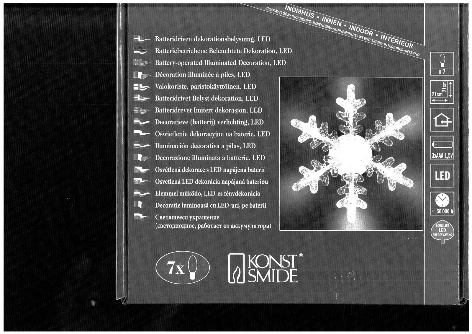 Konstsmide 4438-203 Technical Information