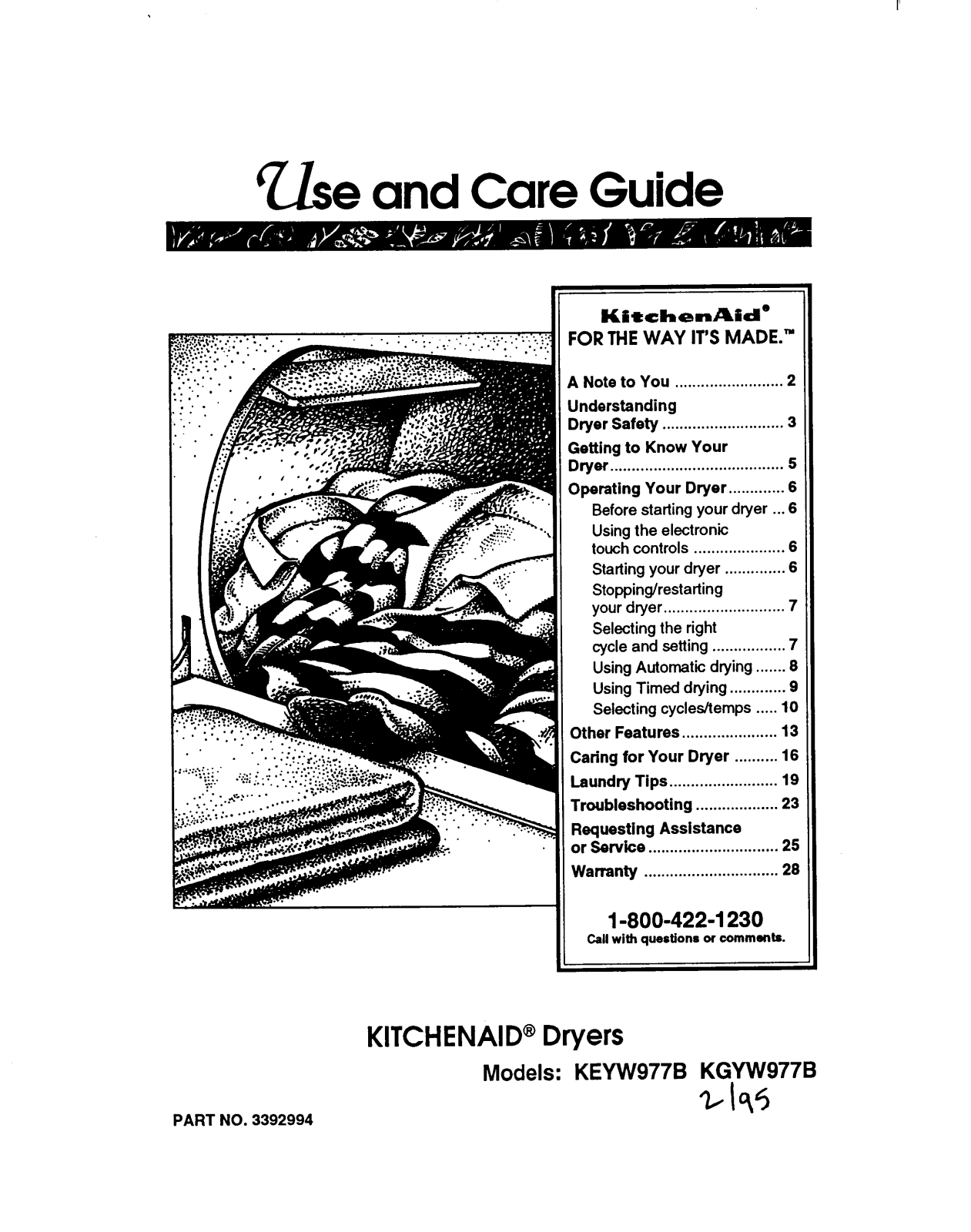 KitchenAid KGYW977B, KEYW977B User Manual