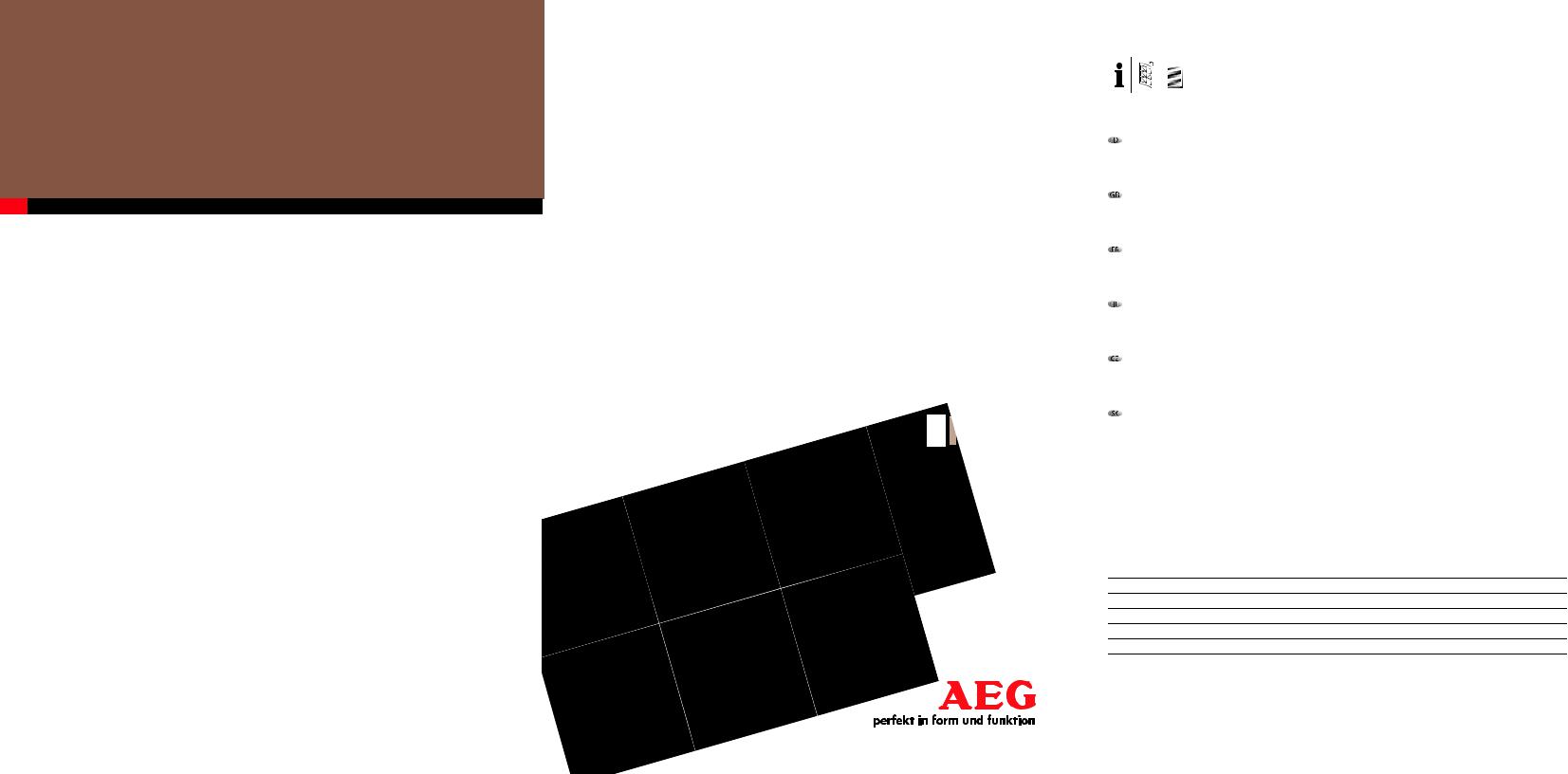 AEG Si 150 Operation and Safety Notes